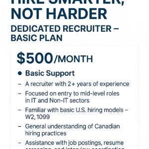 Dedicated Recruiter - Basic Plan