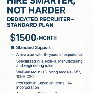 Dedicated Recruiter - Standard Plan